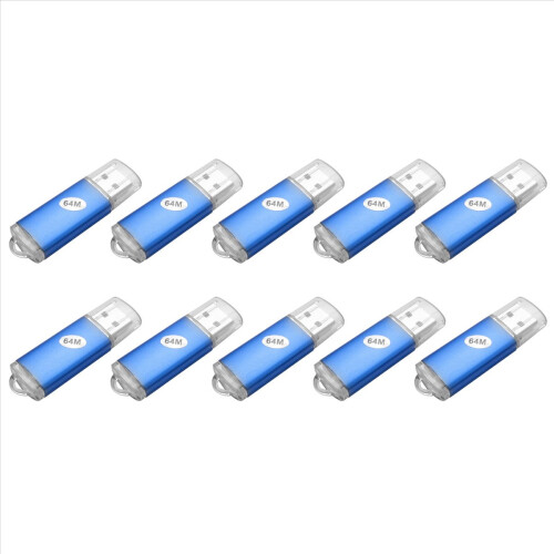 10x 64MB USB 2.0 Flash-geheugenstick USB-stick PC LAPTOP-opslag