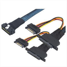 Cavo di alimentazione PCI-E Slimline 2X SFF-8639 U.2 U2 15P NVME per SSD