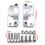 Chrome Front Riser Spacer Bracket 4