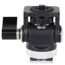 Acessórios para câmera flash: Adaptador de cabeça esférica para sapata de flash, estilo B