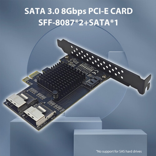 SFF-8087+ σε κάρτα επέκτασης σκληρού δίσκου 9 θυρών 3.0 6G B 1