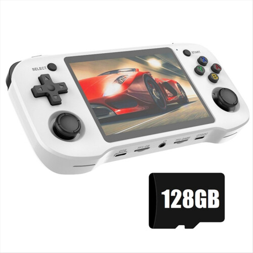 R46H Handheld Retro Video Game Console Screen 128G 20000+Games B