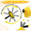 Paint Edger Tool Kit,9 Inch Paint Pad Set,7 PCS Paint Edger with Trim 3