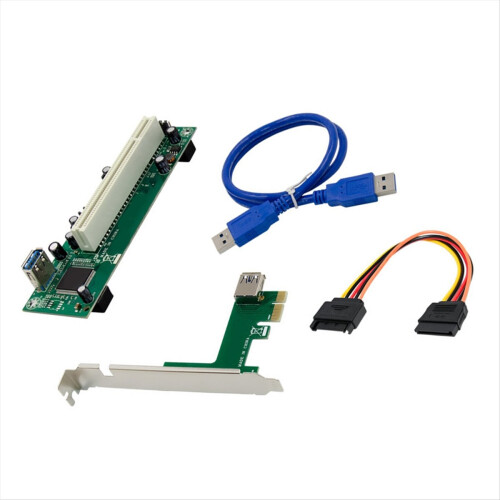 Κάρτα επέκτασης προσαρμογέα ST45 PCIe X1 σε PCI για επιτραπέζιους υπολογιστές 1