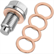 Bullone di scarico della coppa dell'olio magnetico in acciaio inossidabile M14x1,5