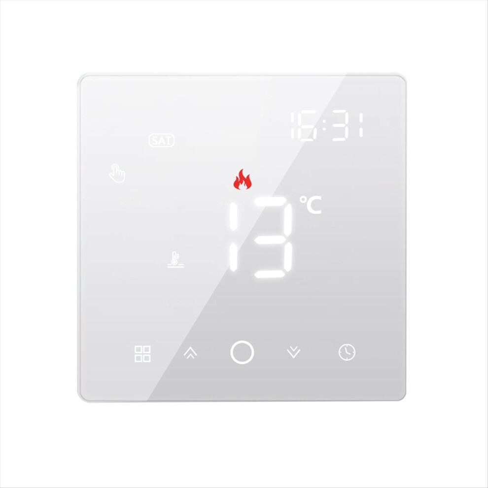 Tuya Wi-Fi Smart Thermostat Floor Heating Thermostat White 4852765312258