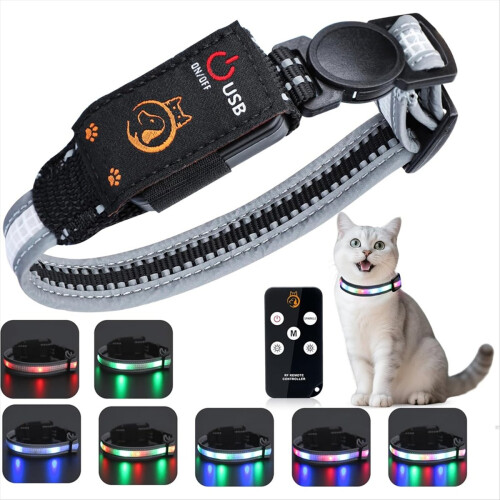 Lighted Cat Collars for Night
Cat Collar