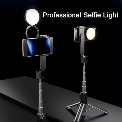 Πτυσσόμενο μίνι φως LED για selfie με καθρέφτη για smartphone, B 2