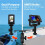 Base di montaggio per fishfinder in alluminio, per 7
