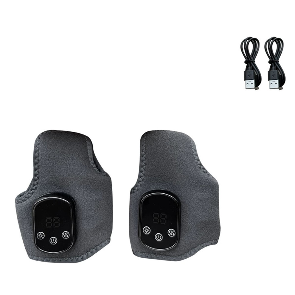 Cordless Ankle Massager with HeatAnkle Heating PadUSB Rechargeable Ankle Massager