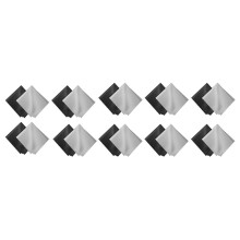Panos de limpeza para óculos, 15 x 18 cm, 20 unidades