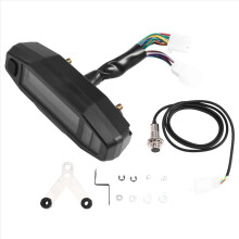 Motorfiets gemodificeerde LCD-snelheidsmeter toerenteller + inductiedraadmagneet