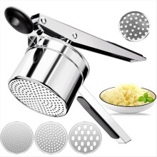 Potato Ricer With 4 Discs
Potato Masher and Ricer