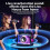 Macchina Karaoke Bluetooth per adulti e bambini con microfoni wireless 3