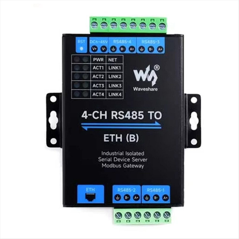 Industrial Isolated 4Ch Rs485 To Eth Ethernet Converter 4852765365605