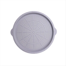 Forma de pizza de silicone multiuso antiaderente, cinza