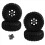Conjunto de 4 rodas de metal Beadlock de 122 mm (1,9 polegadas) com pneus de borracha, pretas. 3