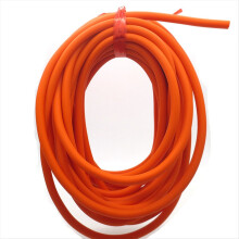 Stevige 10 meter hoge elasticiteit latex rubberen band elastisch touw oranje