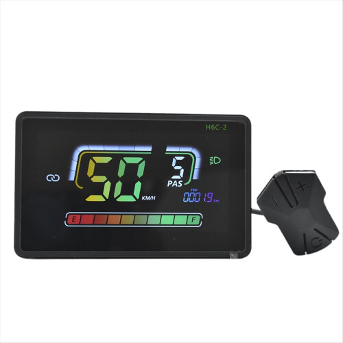 H6C-2 E-Bike Bluetooth Speedometer LCD Display Meter SM5PIN 2