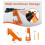 Chainsaw Hanger Wall Mount Holder for Garage Storage 2 set 4