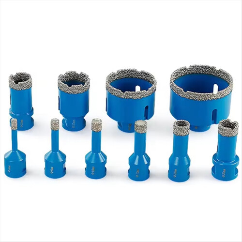 Brazed Dry Drill Bits Kit M14 Thread Diamond Drill Bit Hole Saw Set 1