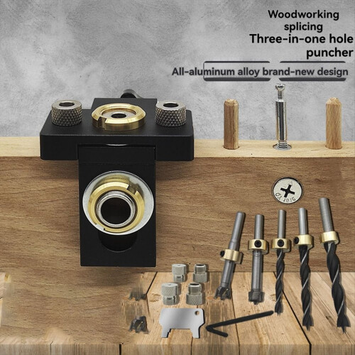 Adjustable Woodworking Drilling Guide Locator Puncher Tools 1