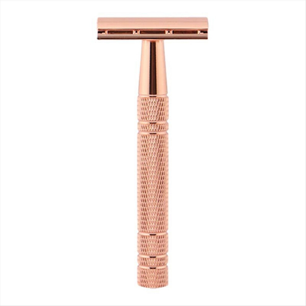 Gold Women's Manual Shaver Vintage Rose Portable Shaver