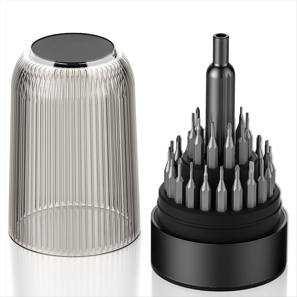 31 In 1 Mini Precision Screwdriver Set Magnetic, Black 4852765387454