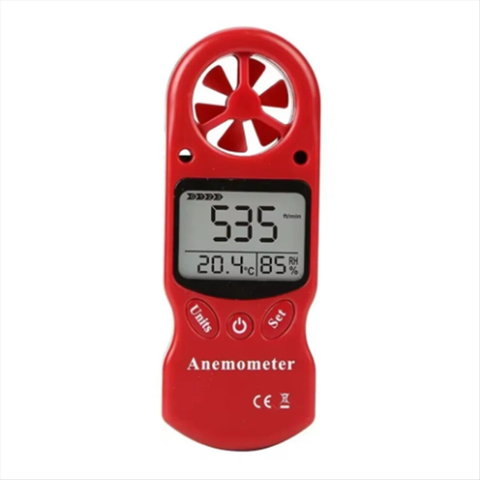 Mini Anemometer With Wind Speed And Temperature Meter 4852883818298