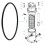Δακτύλιος Ο-Κεφαλής Φίλτρου για SwimClear C100S/C150S/C200S 3