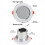 3 Inch 10W Bathroom Ceiling Speaker Background Music System 2