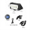 Luz delantera para bicicleta, 5 LED, recargable 7