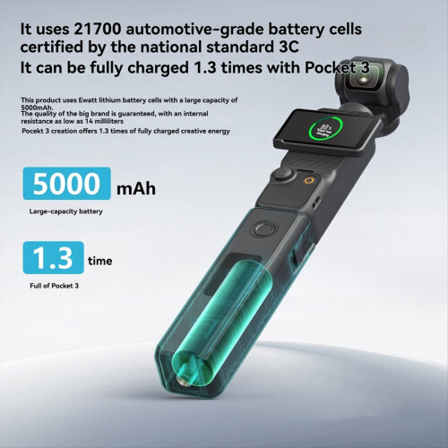 Batterijgreep voor Pocket 3 5000mAh 1