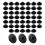 50Pcs Car Chassis Rear Bumper Hexagon Head Nut 3