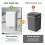 Κάδος απορριμμάτων Smart Anti Odor για τουαλέτα λευκό 16L 2