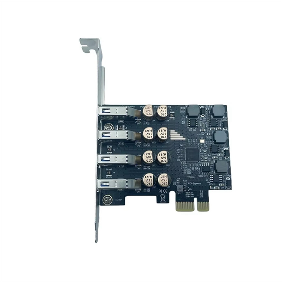 4 Port Usb 3.0 Pcie Expansion Card 5Gb Usb Hub Controller For Desktop 4852883836964