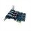 Κάρτα επέκτασης 4 θυρών USB 3.0 PCIE, ελεγκτής USB HUB 5Gb για επιτραπέζιο υπολογιστή 2