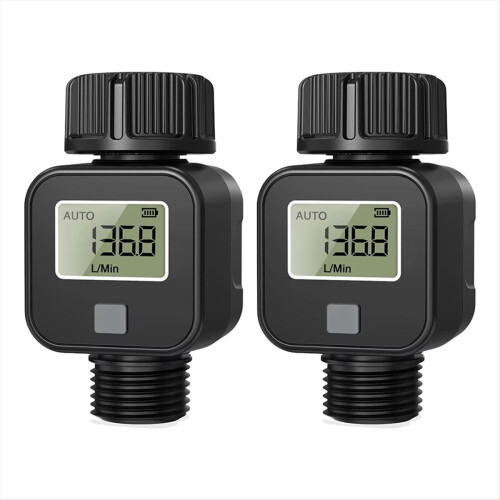Digitale LCD-waterstroommeter, tuinirrigatieslang, stroomsensor