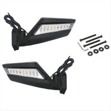 Espejo retrovisor UTV con luz de señal de giro LED para