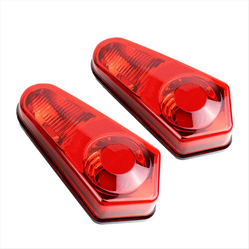 2Pcs Rear ATV UTV Taillights Stop Lamp Shell for ,A 2