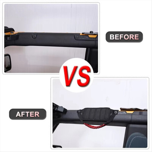 Front Door Roof Top Grab Handle Molle Panel Storage Organizer 1