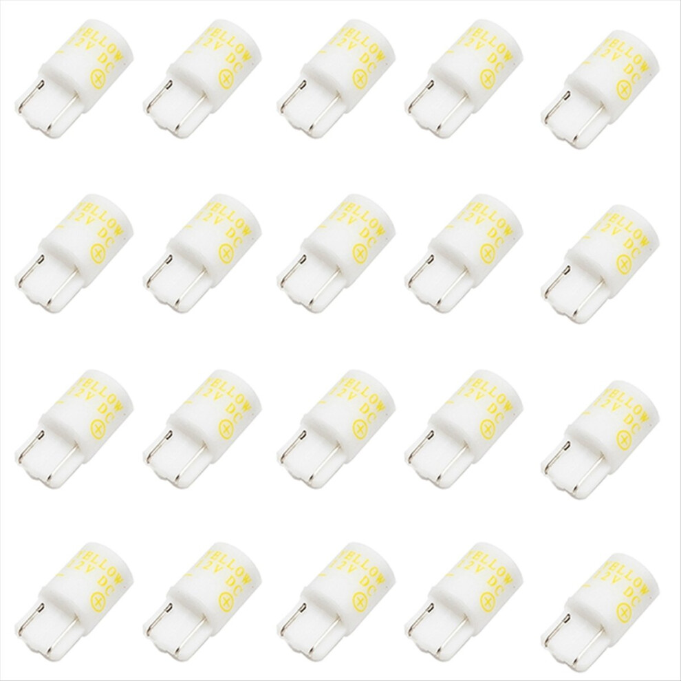 100Pcs 12V Led Arcade Buttons Illuminated Push Buttons Yellow 4852883837497