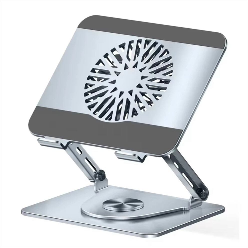 Desktop Notebook Holder 360 Rotation Metal Laptop Raiser Silver 4852883848813