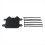 Cache-plaque d'immatriculation avant pour accessoires Light Bee X 2