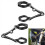 Motorcycle Universal Headlight Bracket Mount Clamp Silver 7