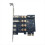 Scheda PCI 4x USB 3.0 + Tipo-C 5 Gbps per desktop 4 PIN 1