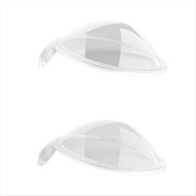 2 stuks PC-lensdop voor 360 Action Camera HD-lensbeschermer