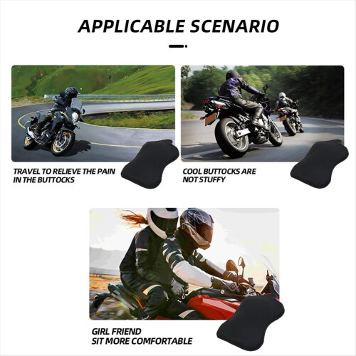 Capa de almofada de gel para assento de motocicleta 368G 1