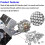 Small Block Engine Hex Bolt Kit for 211 Pcs Nuts&Bolts 5