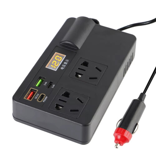 Inverter per auto 12V/24V 200W CC a CA 220V con interruttore convertitore B